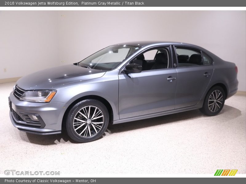 Platinum Gray Metallic / Titan Black 2018 Volkswagen Jetta Wolfsburg Edition