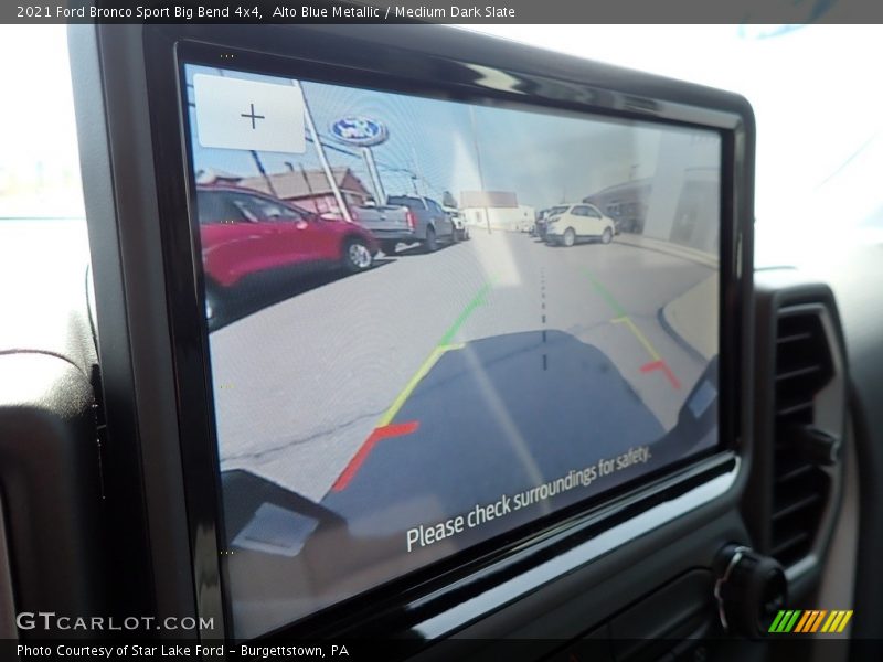 Alto Blue Metallic / Medium Dark Slate 2021 Ford Bronco Sport Big Bend 4x4