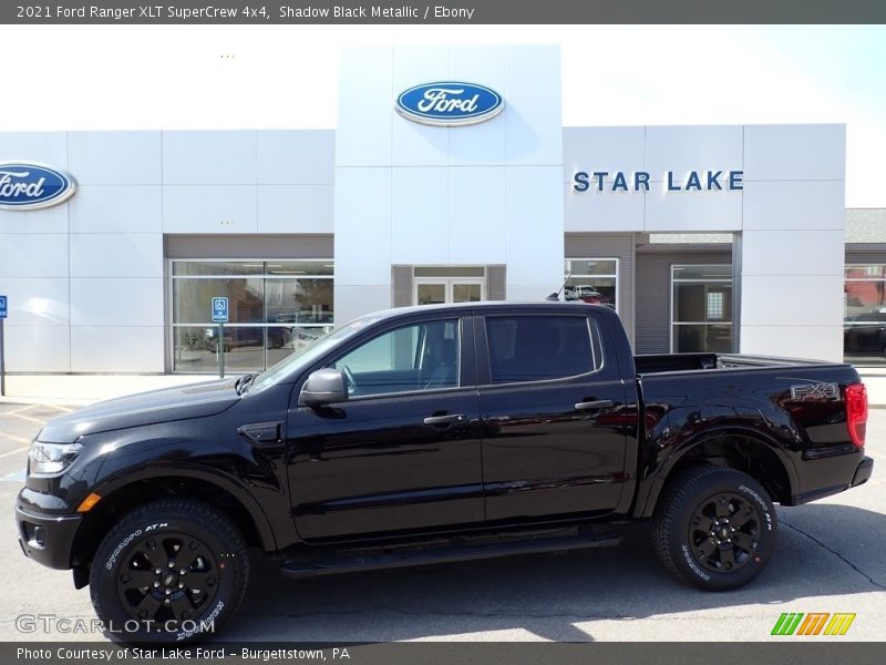 Shadow Black Metallic / Ebony 2021 Ford Ranger XLT SuperCrew 4x4