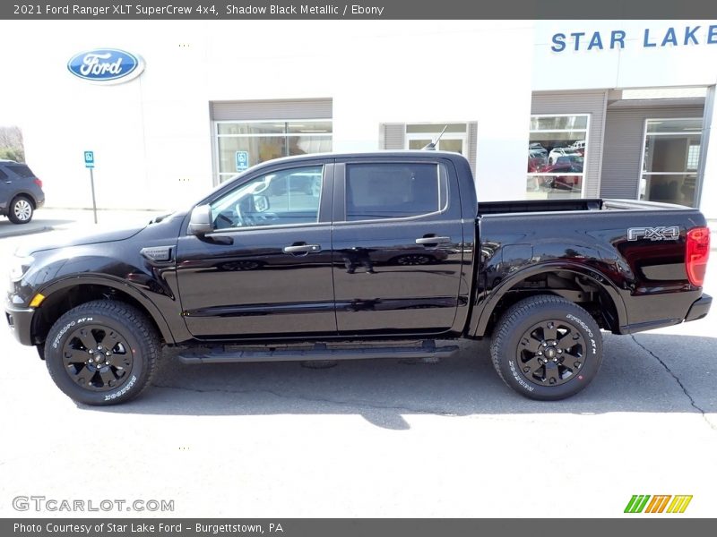 Shadow Black Metallic / Ebony 2021 Ford Ranger XLT SuperCrew 4x4