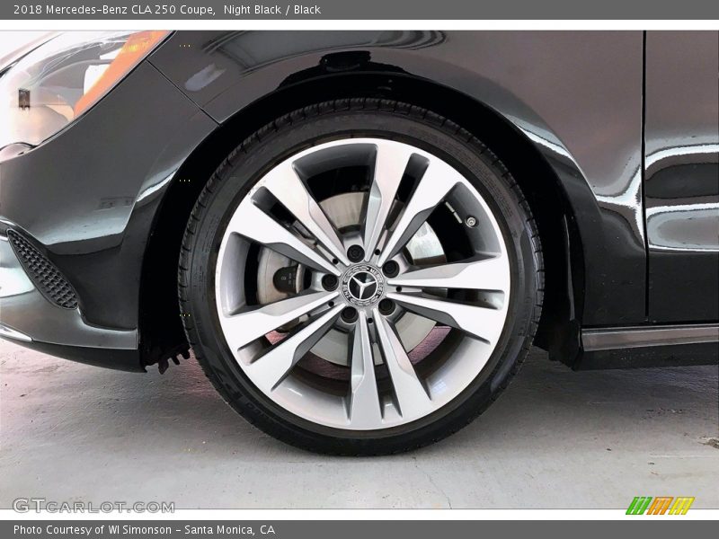 Night Black / Black 2018 Mercedes-Benz CLA 250 Coupe