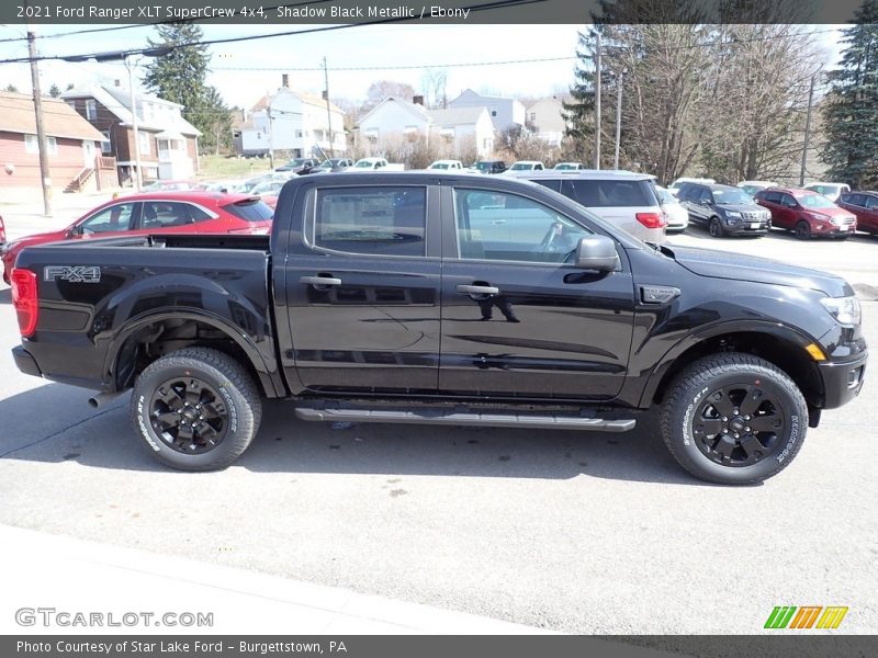 Shadow Black Metallic / Ebony 2021 Ford Ranger XLT SuperCrew 4x4