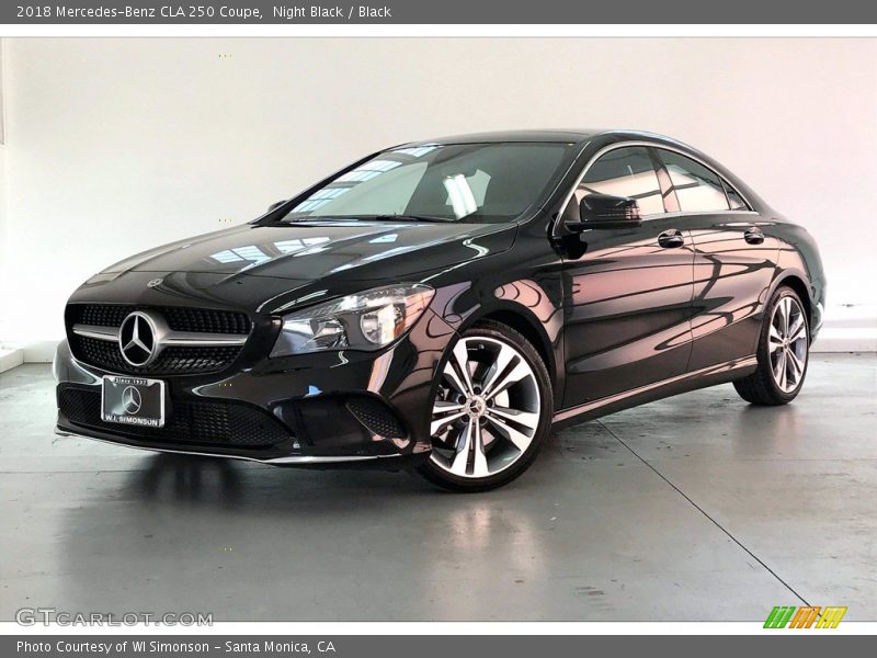 Night Black / Black 2018 Mercedes-Benz CLA 250 Coupe