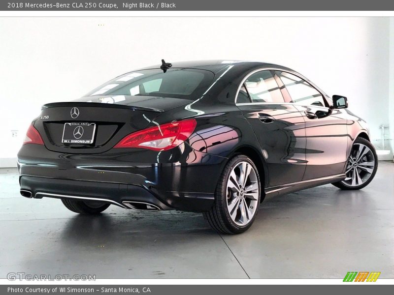 Night Black / Black 2018 Mercedes-Benz CLA 250 Coupe