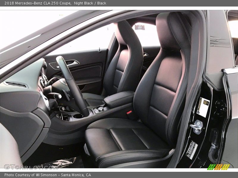 Night Black / Black 2018 Mercedes-Benz CLA 250 Coupe