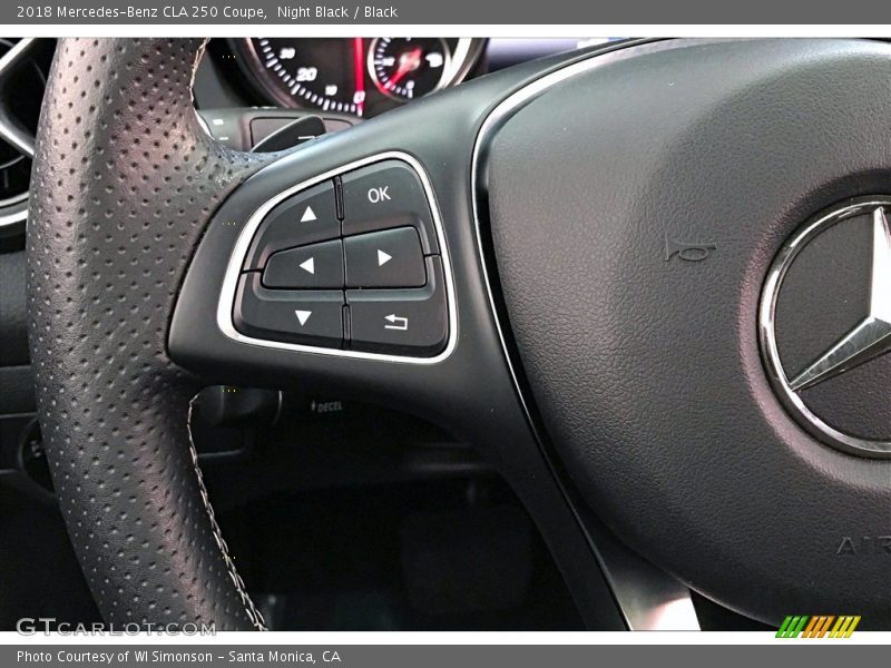 Night Black / Black 2018 Mercedes-Benz CLA 250 Coupe