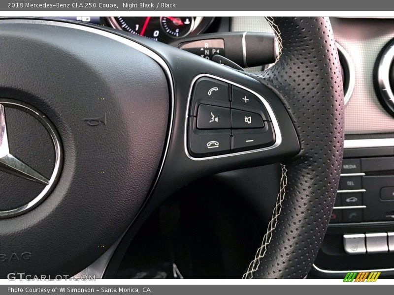 Night Black / Black 2018 Mercedes-Benz CLA 250 Coupe