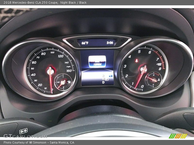 Night Black / Black 2018 Mercedes-Benz CLA 250 Coupe