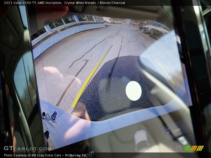 Crystal White Metallic / Blonde/Charcoal 2021 Volvo XC60 T5 AWD Inscription