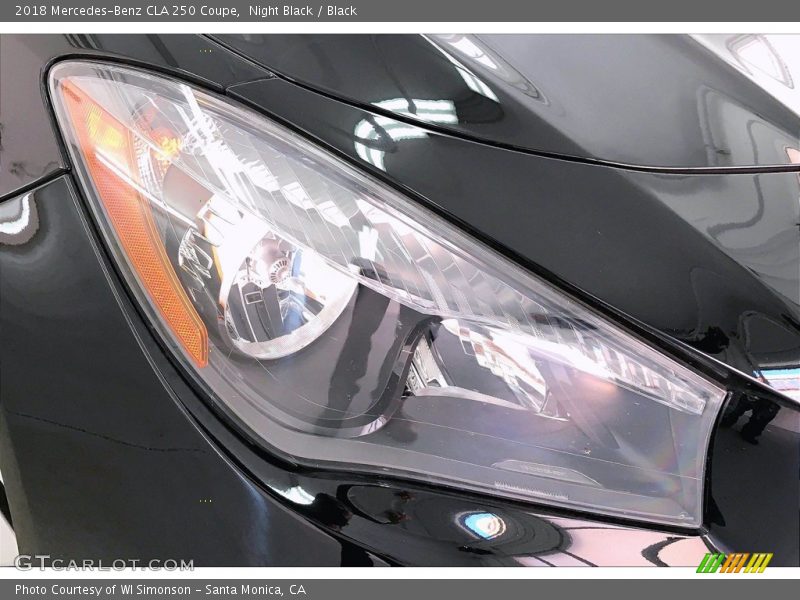 Night Black / Black 2018 Mercedes-Benz CLA 250 Coupe