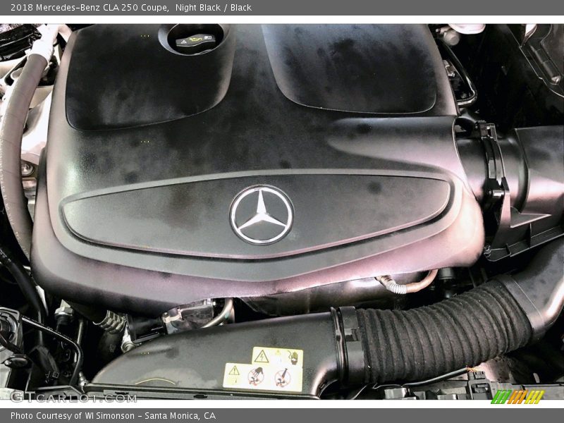 Night Black / Black 2018 Mercedes-Benz CLA 250 Coupe