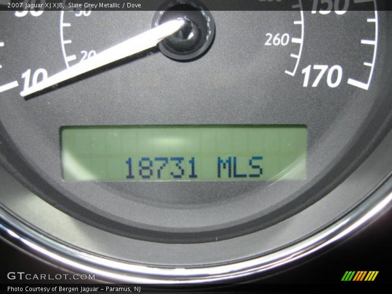 Slate Grey Metallic / Dove 2007 Jaguar XJ XJ8