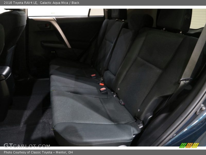Galactic Aqua Mica / Black 2018 Toyota RAV4 LE