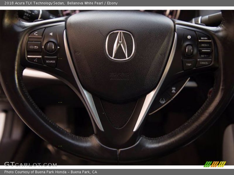 Bellanova White Pearl / Ebony 2018 Acura TLX Technology Sedan