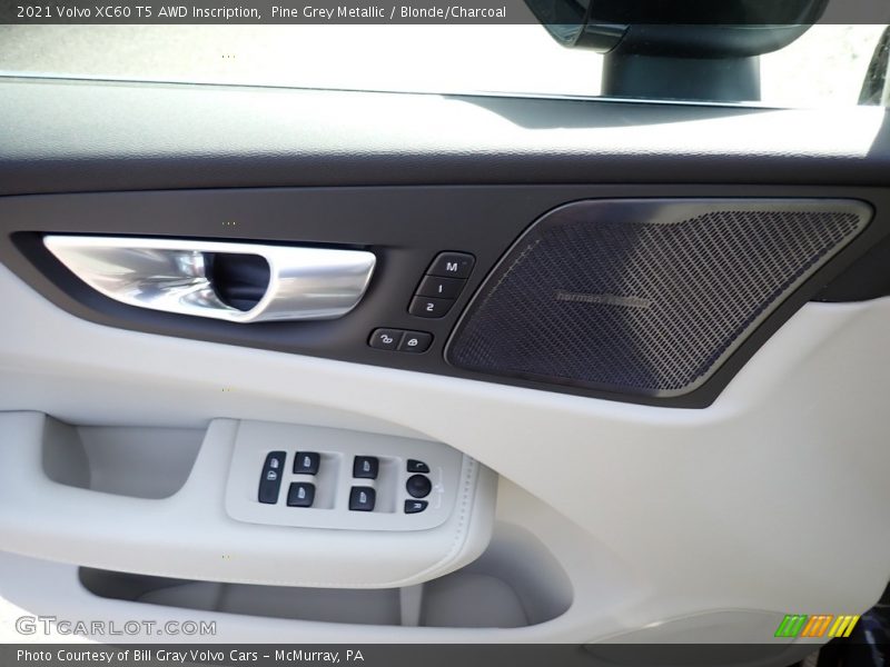 Pine Grey Metallic / Blonde/Charcoal 2021 Volvo XC60 T5 AWD Inscription