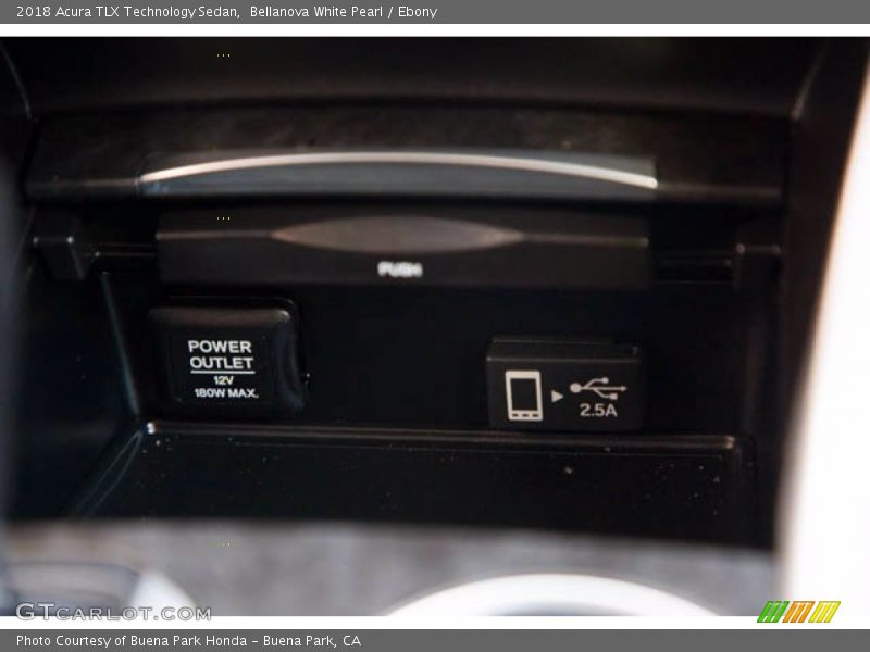 Bellanova White Pearl / Ebony 2018 Acura TLX Technology Sedan