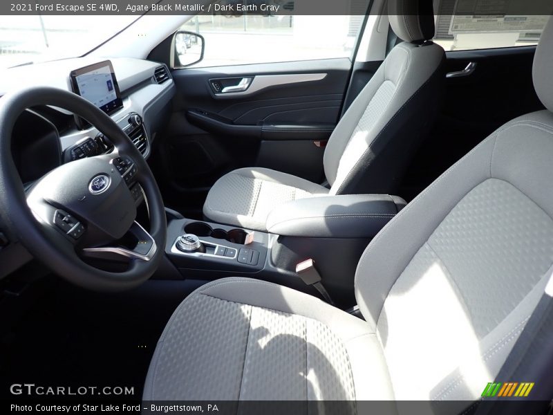Agate Black Metallic / Dark Earth Gray 2021 Ford Escape SE 4WD