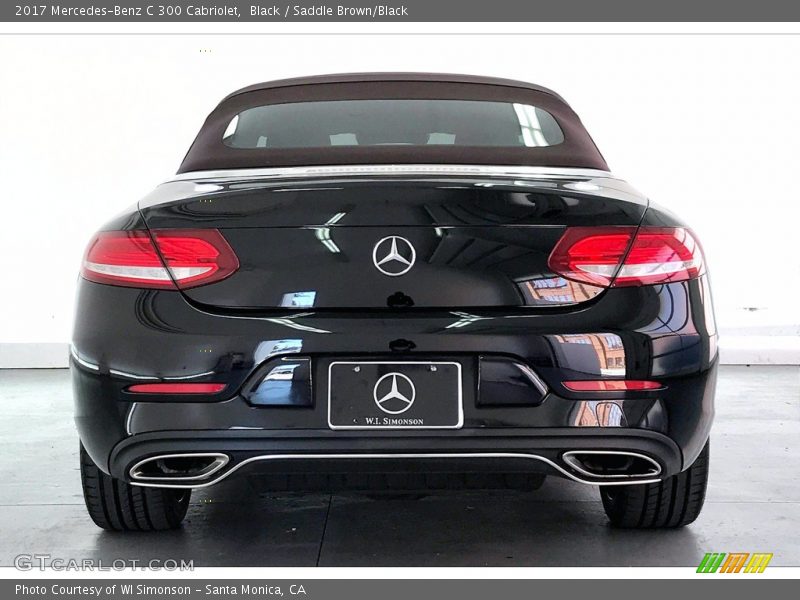 Black / Saddle Brown/Black 2017 Mercedes-Benz C 300 Cabriolet