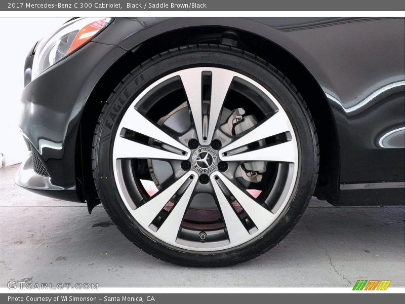 Black / Saddle Brown/Black 2017 Mercedes-Benz C 300 Cabriolet