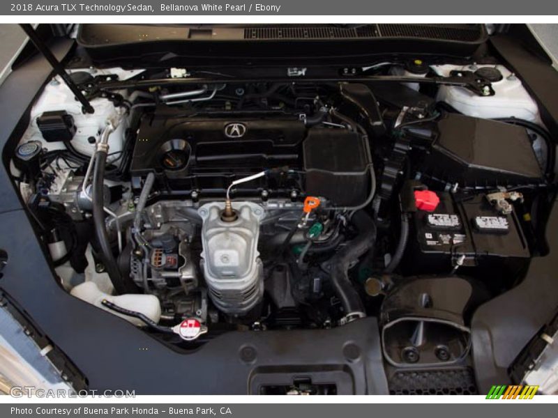Bellanova White Pearl / Ebony 2018 Acura TLX Technology Sedan