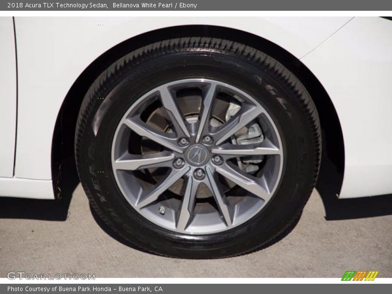 Bellanova White Pearl / Ebony 2018 Acura TLX Technology Sedan