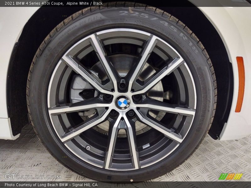 Alpine White / Black 2021 BMW 4 Series 430i Coupe