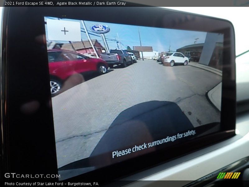 Agate Black Metallic / Dark Earth Gray 2021 Ford Escape SE 4WD