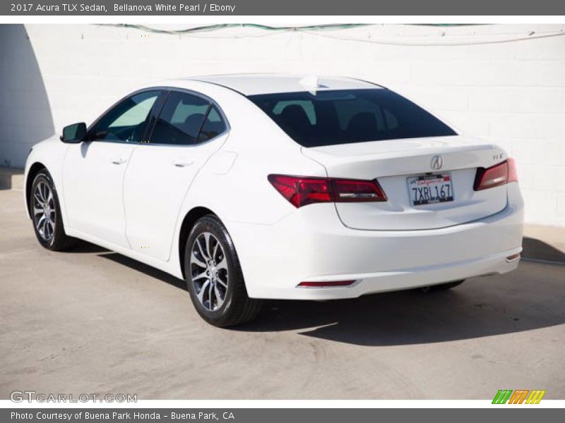 Bellanova White Pearl / Ebony 2017 Acura TLX Sedan
