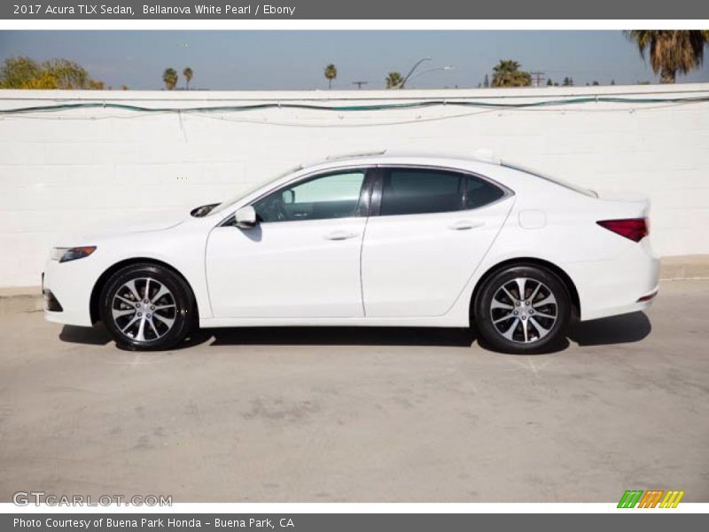 Bellanova White Pearl / Ebony 2017 Acura TLX Sedan