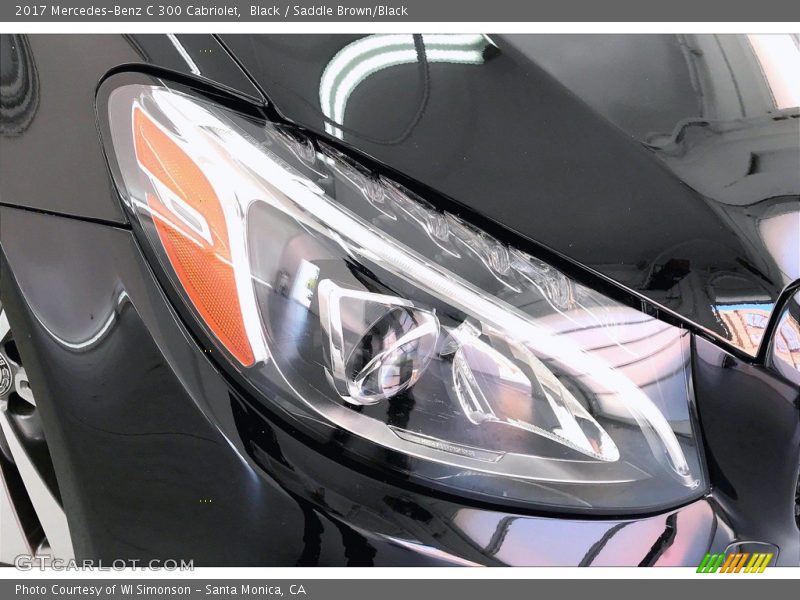 Black / Saddle Brown/Black 2017 Mercedes-Benz C 300 Cabriolet