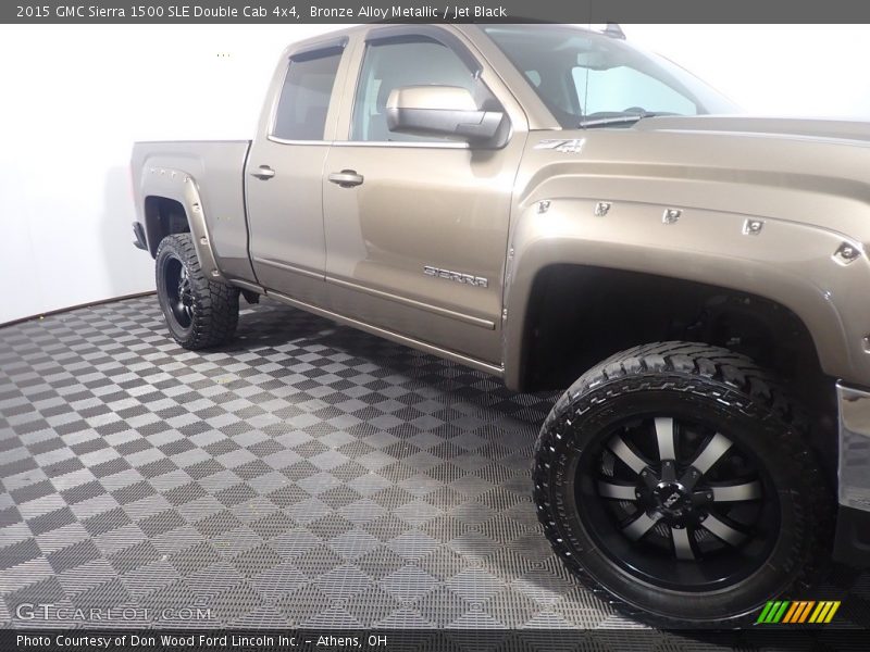 Bronze Alloy Metallic / Jet Black 2015 GMC Sierra 1500 SLE Double Cab 4x4