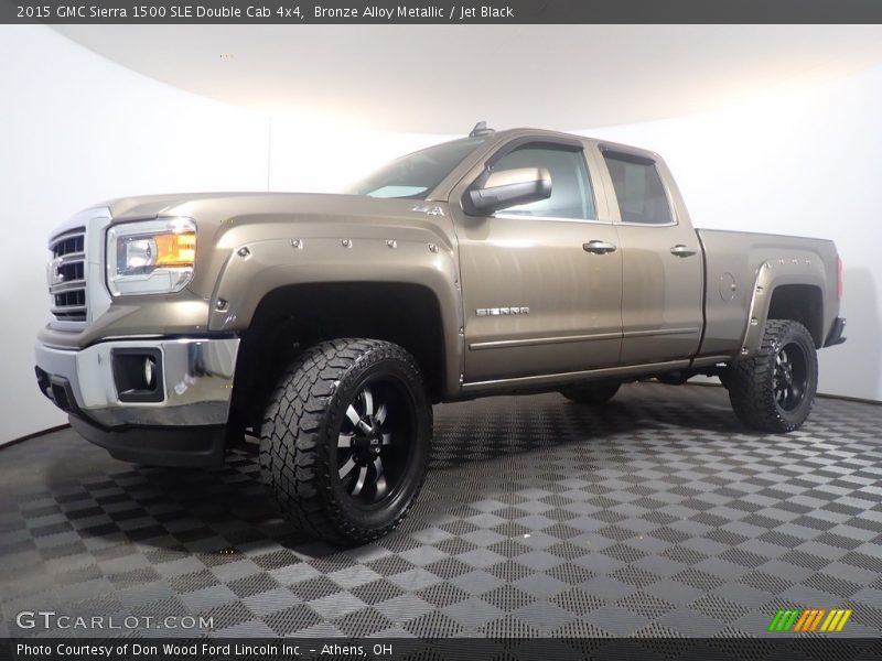 Bronze Alloy Metallic / Jet Black 2015 GMC Sierra 1500 SLE Double Cab 4x4