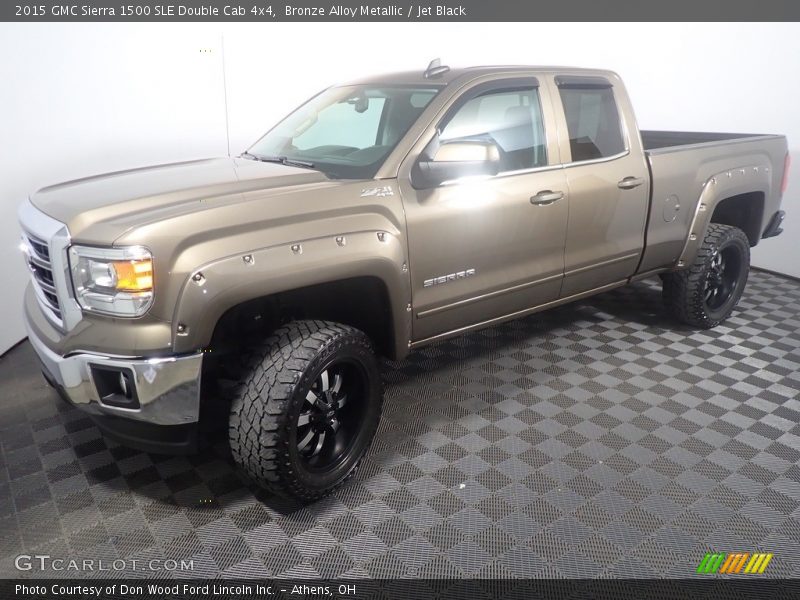 Bronze Alloy Metallic / Jet Black 2015 GMC Sierra 1500 SLE Double Cab 4x4