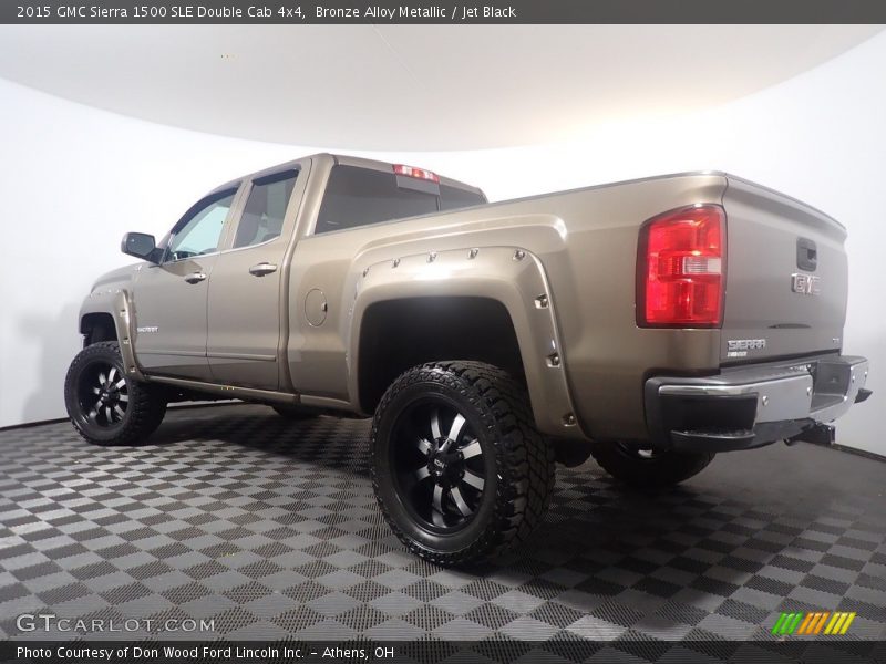 Bronze Alloy Metallic / Jet Black 2015 GMC Sierra 1500 SLE Double Cab 4x4