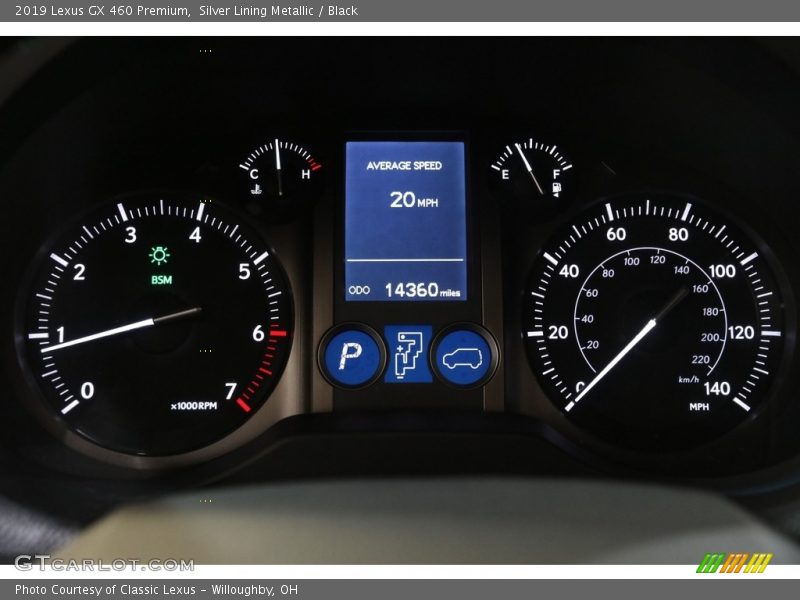  2019 GX 460 Premium 460 Premium Gauges