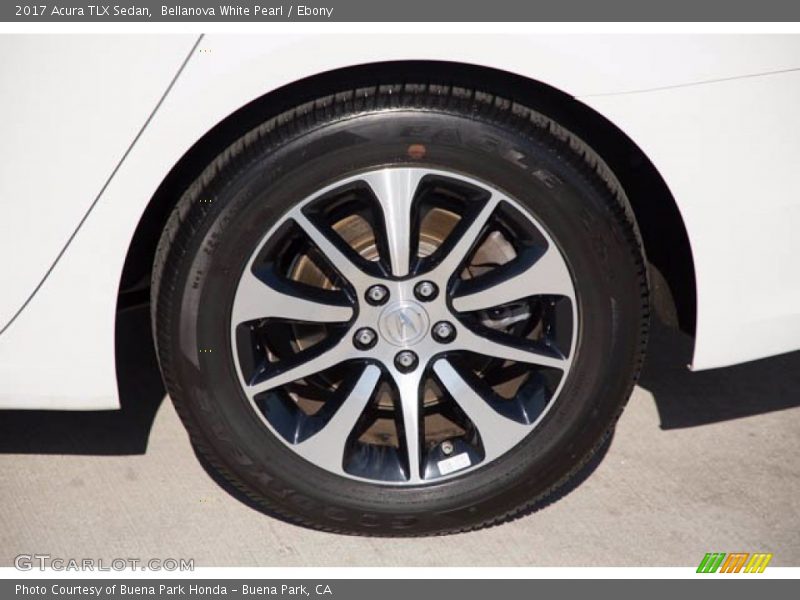 Bellanova White Pearl / Ebony 2017 Acura TLX Sedan