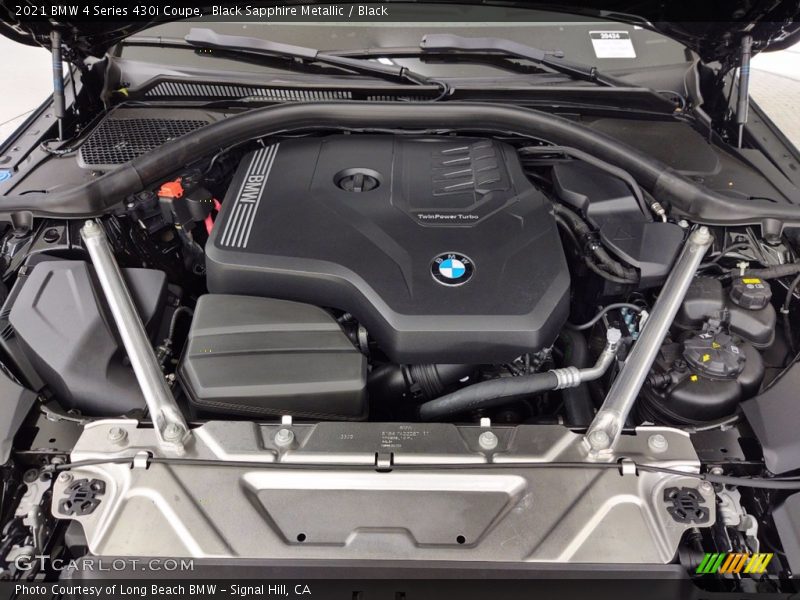  2021 4 Series 430i Coupe Engine - 2.0 Liter DI TwinPower Turbocharged DOHC 16-Valve VVT 4 Cylinder