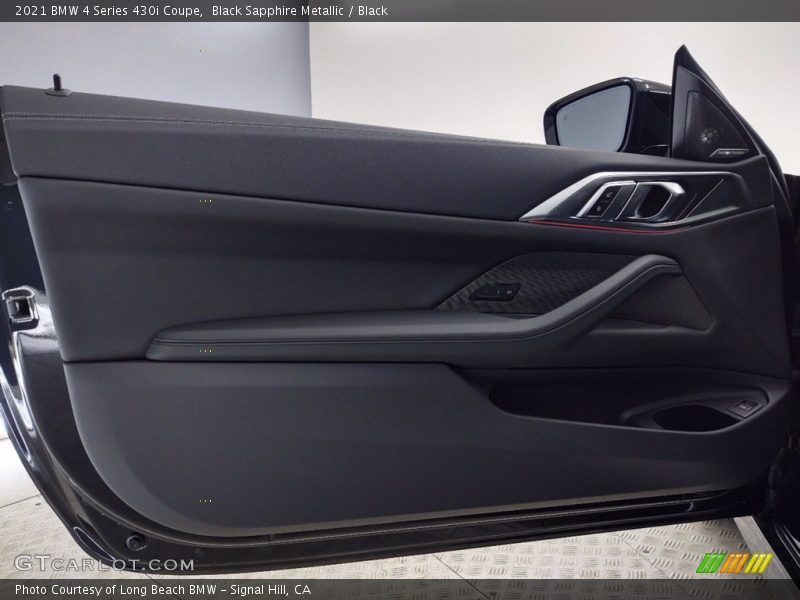 Black Sapphire Metallic / Black 2021 BMW 4 Series 430i Coupe