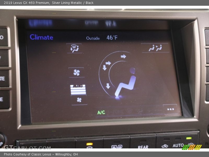 Silver Lining Metallic / Black 2019 Lexus GX 460 Premium