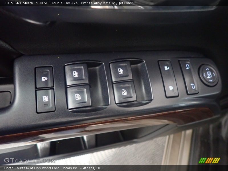 Bronze Alloy Metallic / Jet Black 2015 GMC Sierra 1500 SLE Double Cab 4x4