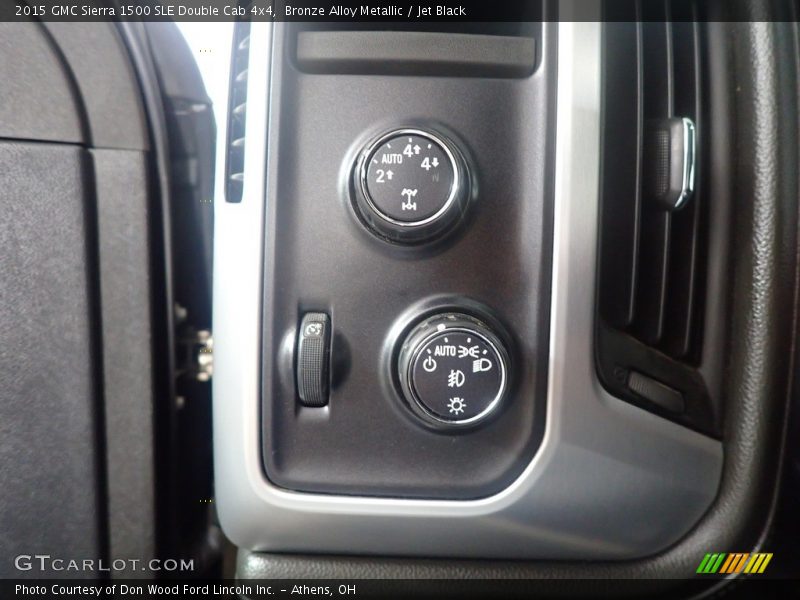 Bronze Alloy Metallic / Jet Black 2015 GMC Sierra 1500 SLE Double Cab 4x4