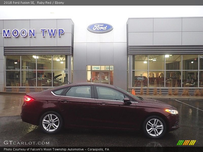 Ruby Red / Ebony 2018 Ford Fusion SE