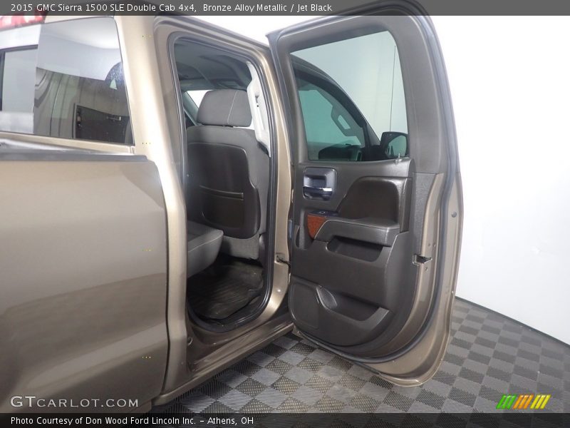 Bronze Alloy Metallic / Jet Black 2015 GMC Sierra 1500 SLE Double Cab 4x4