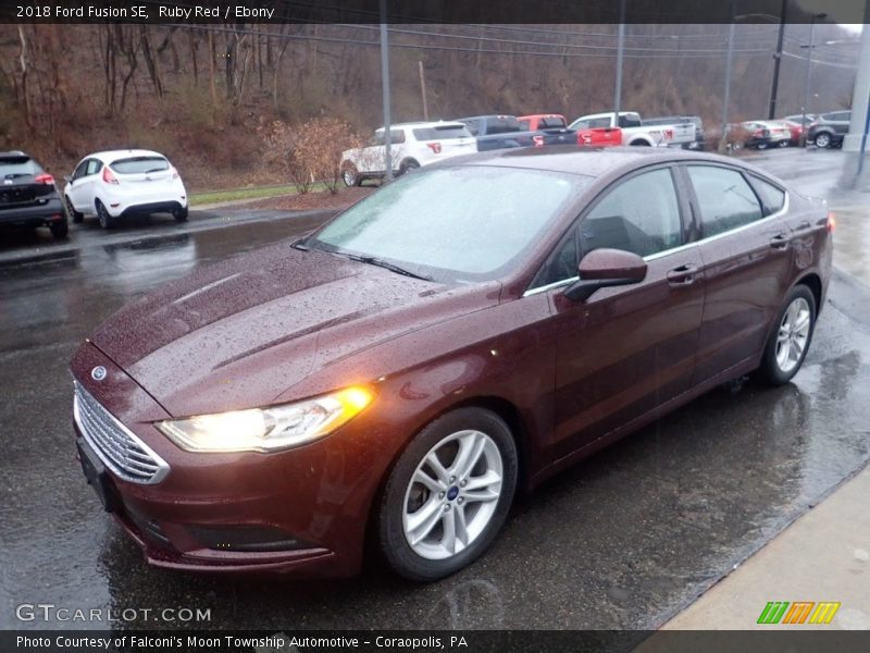Ruby Red / Ebony 2018 Ford Fusion SE