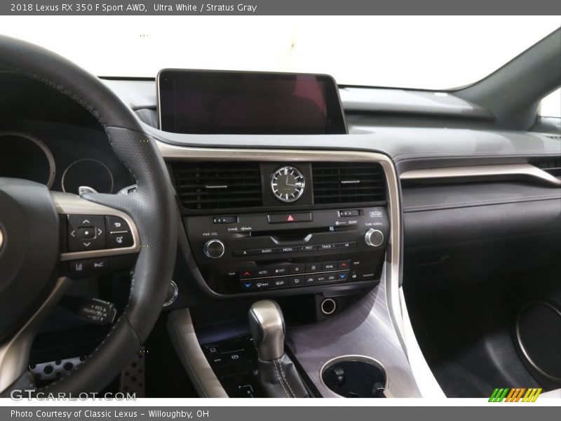 Ultra White / Stratus Gray 2018 Lexus RX 350 F Sport AWD