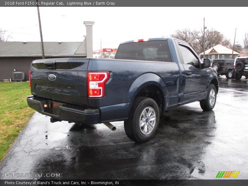 Lightning Blue / Earth Gray 2018 Ford F150 XL Regular Cab