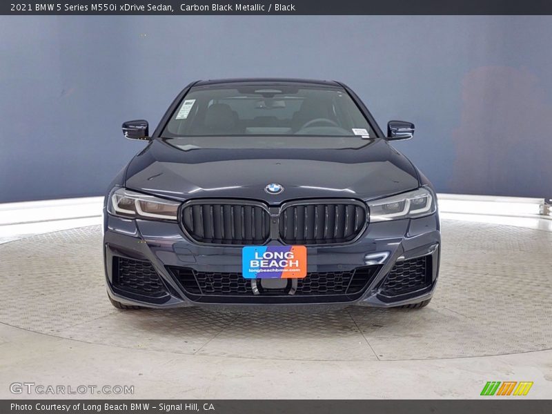 Carbon Black Metallic / Black 2021 BMW 5 Series M550i xDrive Sedan