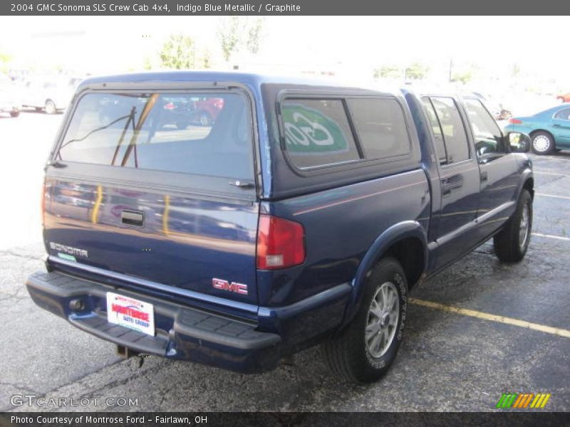Indigo Blue Metallic / Graphite 2004 GMC Sonoma SLS Crew Cab 4x4