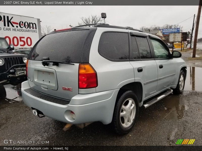 Liquid Silver Metallic / Light Gray 2007 GMC Envoy SLE 4x4