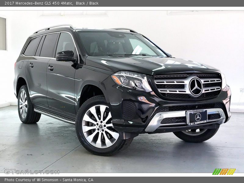 Black / Black 2017 Mercedes-Benz GLS 450 4Matic